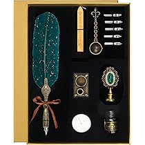 Amazon.co.jp: Coitak 羽ペンインクセット 羽ペンインクセット