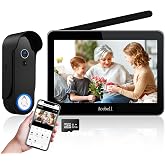 ACEBELL WiFi Wireless Video Doorbell Intercom System, 1080P Video Doorbell Camera with Monitor, Video Door Phone with 7" Touc