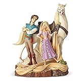 Enesco Disney Traditions by Jim Shore Tangled Carved by Heart Live Your Dream Figurine, 21.5 Inches, Multicolor