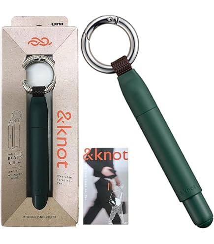 Amazon | 三菱鉛筆 &knot アンドノット カラビナ付きボールペン 0.5mm
