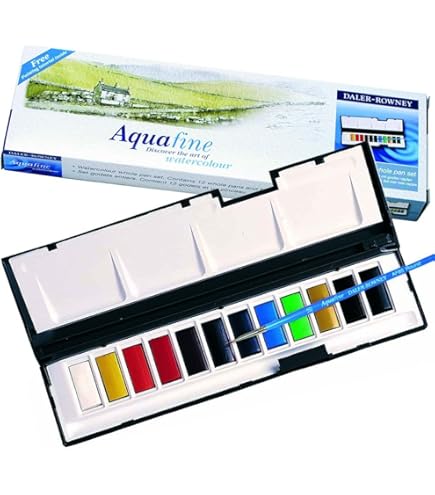 Rowney 固形透明水彩絵具 Amazon | ラウニー 水彩絵具 専門家用 固形