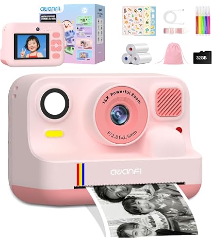 Amazon.co.jp: キッズカメラ トイカメラ プリントカメラ 感熱紙 印刷