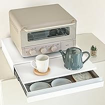 Amazon.co.jp: ママ倉 家電下収納 延長されたデザイン レンジ下収納 大