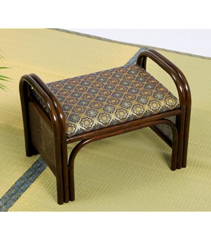 Amazon｜【今枝商店】籐 ラタン ご仏前金襴座椅子 AMZC41 座面高31cm