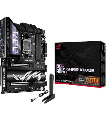 Amazon | ASUS ROG Crosshair X870E Hero AMD X870E AM5 ATX