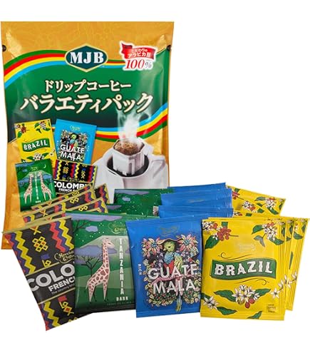 Amazon.co.jp: MJB ドリップコーヒー バラエティパック 4種 各4袋 計16