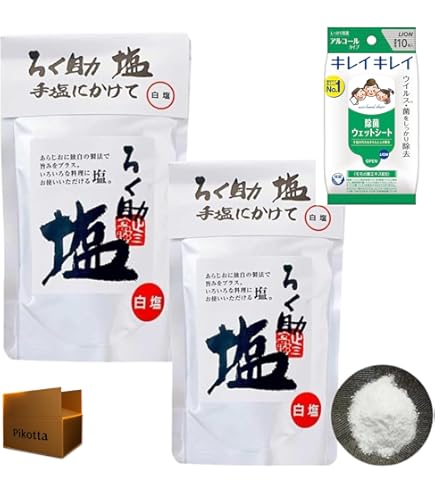 Amazon.co.jp: 東洋食品 ろく助 塩 白塩 顆粒タイプ 130g 1袋 : 食品