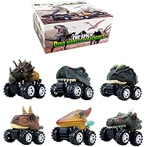 Amazon | プルバックカー のおもちゃ 最高の 恐竜 モンスター