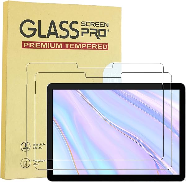 【2枚セット】Surface Go 2/Go 3/Go 4 保護フィルム 10.5 インチMicrosoft Surface Go 2 GO 3 GO4 2020 2021 2023年モデル 硬度9H 指紋防止 高透過率 気泡ゼロ 飛散防止処理保護マイクロソフト GO2/3/4 フィルム - 1