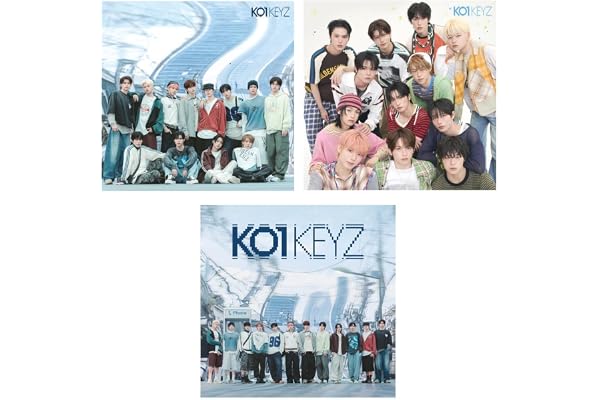 【Amazon.co.jp限定】KO1KEYZ (３形態セット:初回限定盤A＋初回限定盤B＋通常盤)(DVD付)(特典:トレカ(Amazon.co.jp ver.)(全12種のうちランダム1種)付)※第1弾・第2弾応募エントリーコードは付きません