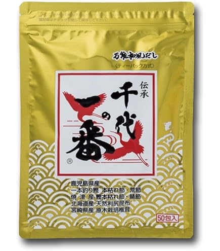 Amazon.co.jp: 千代の一番 万能和風だし50包入 (8g×50包) 400g×4個