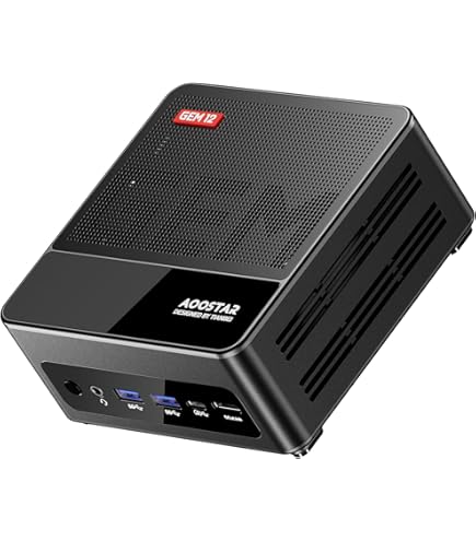 AOOSTAR R1 Intel N100 Mini PC 4C/4T,Support 44T(2 * 22T) 2-Bay