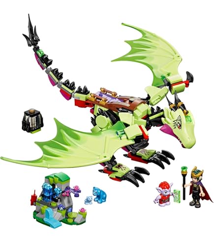 B・E・Wドラゴン & ホーリー・エルフ セット Amazon.co.jp: (レゴ) LEGOエルフ アイラと風の竜の歌 建物キット451