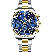 Amazon | OLEVS 腕時計 おしゃれ メンズ ビジネス 人気 クォーツ 防水