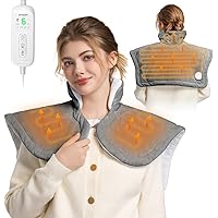 Amazon.co.jp : Amdeer 電気肩パッド 電気肩当て 8段階温度切替 6段階