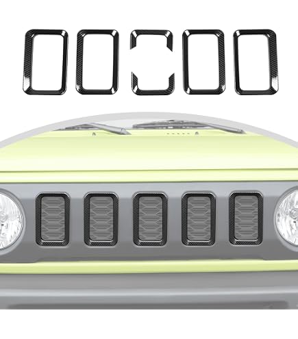 Amazon.co.jp: ANTC ヘッドランプカバー グリルカバー スズキ ジムニー