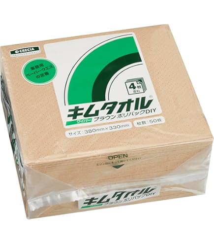 Amazon | 【ケース販売】 クレシア キムタオル ホワイト ポリパック 50