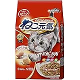 Amazon ねこ元気 複数ねこ用 お魚とお肉のスペシャルブレンド まぐろ かつお 白身魚 チキン入り 3kg ねこ元気 ドライ 通販