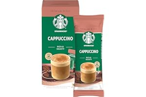 Starbucks Cappuccino Premium Coffee Mix, 4 Servings, 56 g