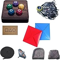 希少　韓国限定　イカゲーム　グッズ　セット　パーカー　bibigo Qoo10] [イカゲーム]韓国伝統遊びセット タクジ