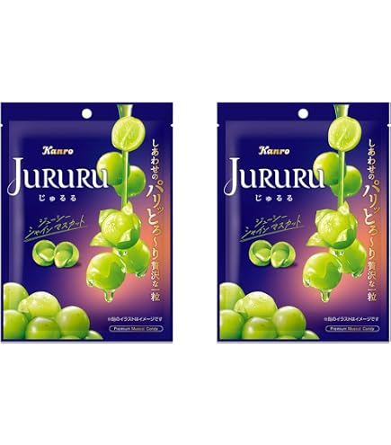 Amazon.co.jp: カンロ じゅるる シャインマスカット 60g×6袋 : 食品