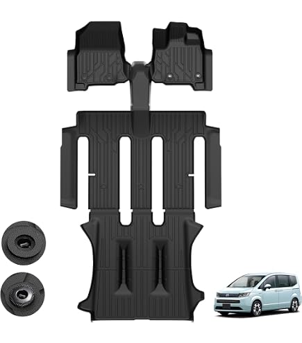 Amazon | 新型 フリード GT系フロアマット 車種専用設計 6人乗り 