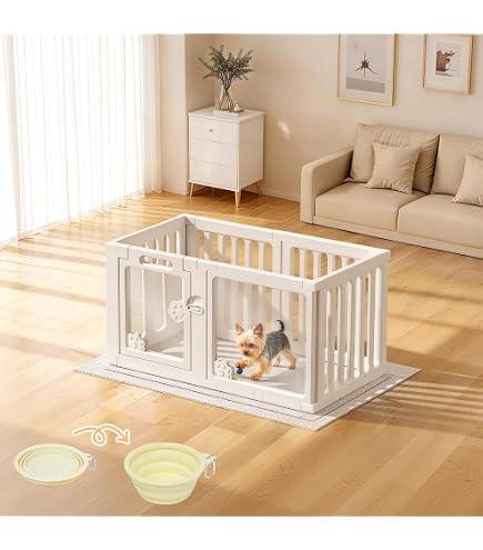 Amazon | CHERIA ペットサークル ペットケージ ペットフェンス 犬用