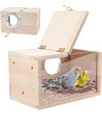 Amazon.co.jp: Asdays 巣箱 インコ 鳥の巣 繁殖ボックス 繁殖箱 鳥かご