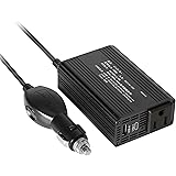 BESTEK 150W 修正正弦波 インバーター USB-C PD: 30W 1ポート + USB-A QC 18W 1ポート - PD出力対応 シガーソケット コンセント 車載用インバーター DC12VをAC100Vに変換 12V 車専用 MRI1