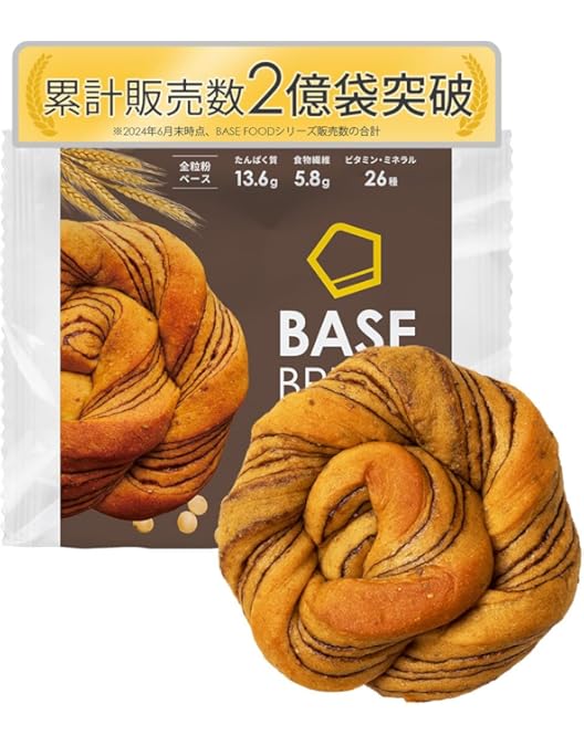 Amazon.co.jp: 【腹持ち・ボリューム◎】ベースブレッド 4種 40袋 パン
