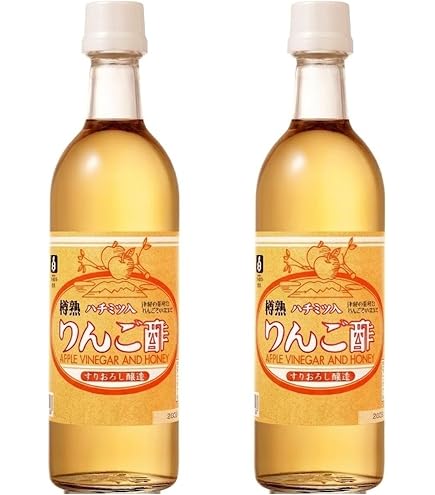 Amazon.co.jp: カネショウ株式会社 ハチミツ入りんご酢 500ml アップル