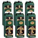 霧島酒造 黒霧島 パック 芋 25度 [ 焼酎 宮崎県 1800ml×6本 ]