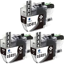 Amazon.co.jp: LC411BK LC-411 ブラザーインクカートリッジ LC411 DCP