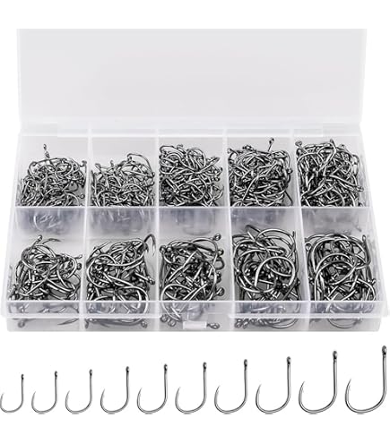 croch octopus fishing hooks dz01 Croch 150 Pack Octopus Circle Hooks Offset Point 6 Size #1, 1/0, 2/0, 3/0,  4/0, 5/0 : Amazon.com.au: Sports, Fitness & Outdoors
