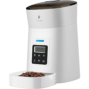 PETLIBRO 自動給餌器 4L 1日6食 1食0-50分量設定可 ロック機能 操作簡単 詰まり防止 赤外線センサー機…