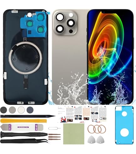 Perzework OEM Rear Cover Back Glass Replacement For IPhone 13 Pro Max 6.7 Inch All Carriers With With Installment Manual And Professional Repair Tool