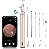 【2021最新版一体化ワイヤレス耳かき】 耳かき カメラ ワイヤレス 極細レンズ IP67防水 3.5mm 500万画素 スマホ＆タブレット対応 LEDライト付き みみかき 耳掃除 スコープ WIFI電子耳鏡 iPhone対応可能 IOS/Andro