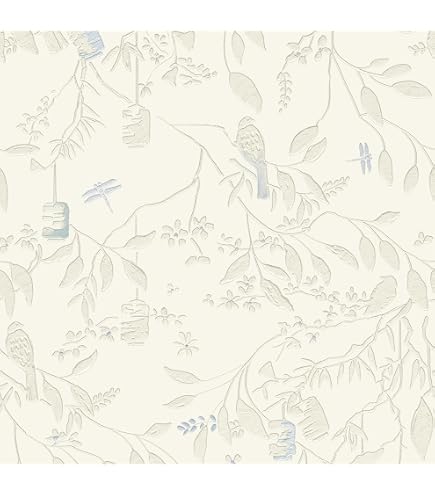 壁紙 3本セット ダマスク柄 ホワイト 白 damask 53cm×1000cm DI