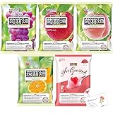 【期間限定 】 マンナンライフ 蒟蒻畑 ゼリー 蒟蒻ゼリー まとめ買い 5種 ぶどう味・白桃味・りんご味・温州みかん味・贅沢いちごミルク味