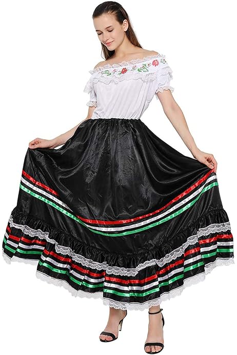 Women Traditional Mexican Dress 