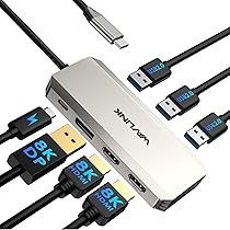 mint houtz USB-Cトリプルディスプレイドッキング Amazon | WAVLINK USB C ドック トリプルディスプレイ、7-in-1