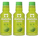 伊藤園 抹茶 Matcha Love (SWEETENED) パウダーインキャップ 190ml ×3本