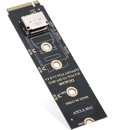 Amazon.co.jp: LetLinkSo Oculink Cable PCIe 4.0 SFF-8611 4i オス