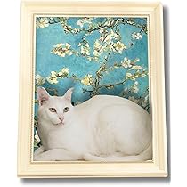 Amazon | [ONEKOSAMA]爪とぎ ダンボールハウス 猫 額縁 絵画風