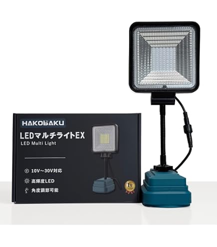 Amazon.co.jp: 7インチ 100W HIDサーチライト、集魚灯、作業灯。手持ち