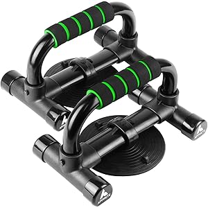 APPRETE プッシュアップバー 腕立て伏せ シットアップ 吸盤 筋肉トレーニング ダイエット 金属製 2個セット