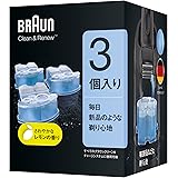 ブラウン(Braun) 【99.9%除菌】ブラウン アルコール洗浄液 (3個入) メンズシェーバー用 CCR3 CR[正規品]
