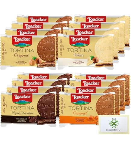 Amazon | ローカー loacker トルティーナ トリプルダーク 1P(21g)×24袋
