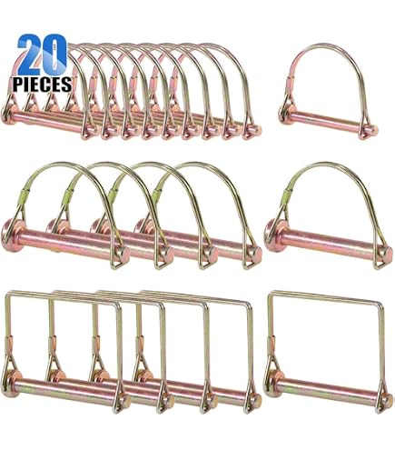 Spring Pin Trailer Ror Trailer Hitch Locking Pins 50-Piece Spring Clip Pin Assortment - Hitch ...