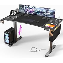 Amazon | NATURE'S SOURCE 【電動昇降・炭素繊維天板・高さ無段階調節